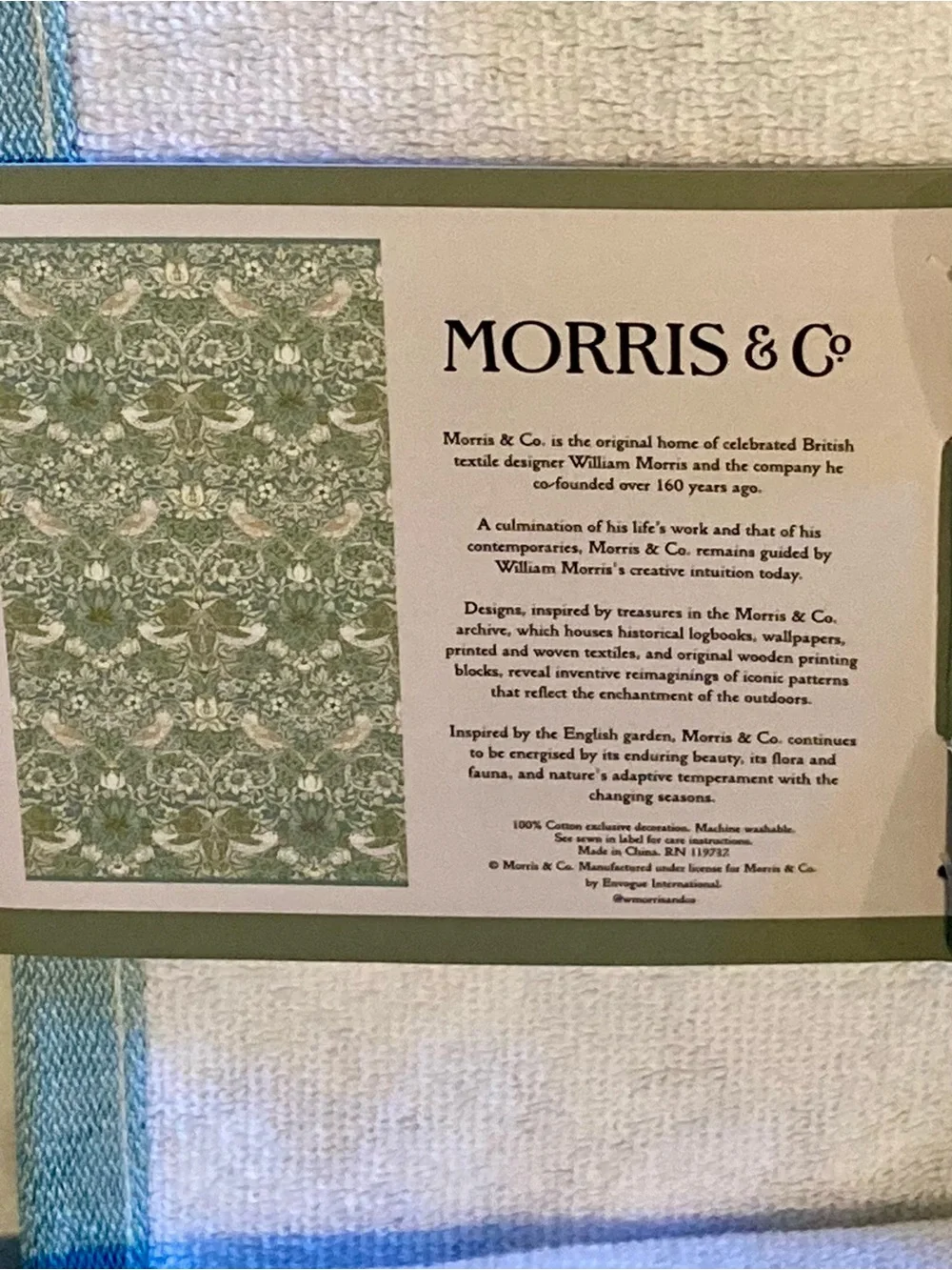 NWT Morris and Company bath bundle- one bath towel and 2 hand towels